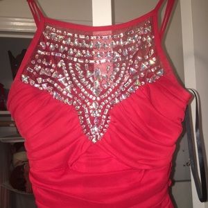 Red prom dress